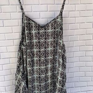 Volcom Flowy Black and White Romper Size S